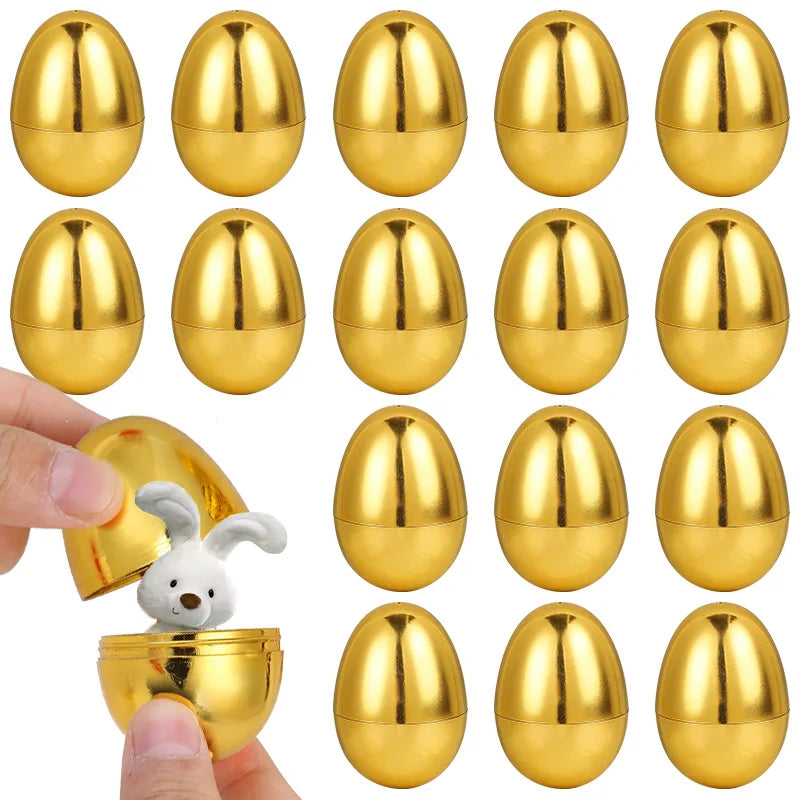 Golden Fillable Easter Eggs 6–24 Pcs | Party Favors & Prizes Easter Party Favors Babs