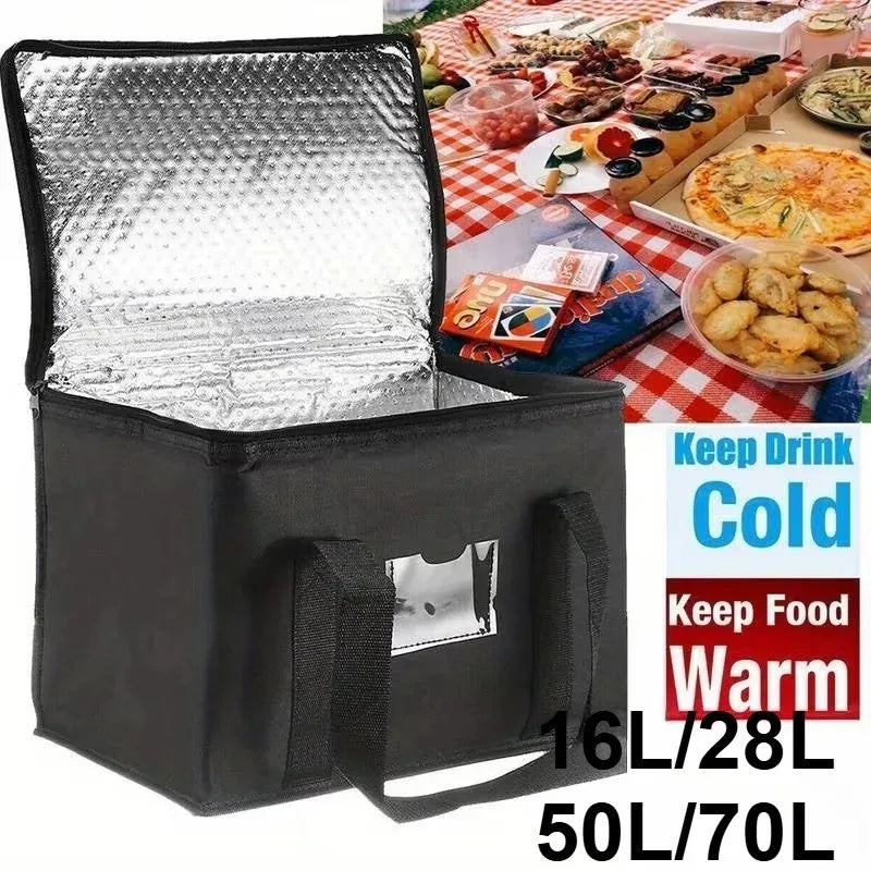Reusable Insulated Cooler Bag – Aluminum Foil Thermal Lunch Bag Insulated Cooler Bag Babs