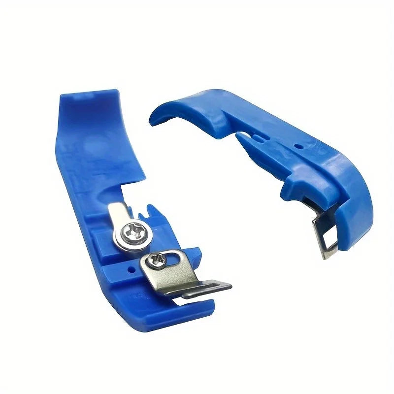 2pcs Overlock Sewing Machine Presser Feet – Blue Base Plate Sewing Machine Presser Feet Babs