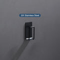 Wall Mount Toothbrush Holder – Punch-Free, Space-Saving Design Toothbrush Holder Babs Black 1pcs