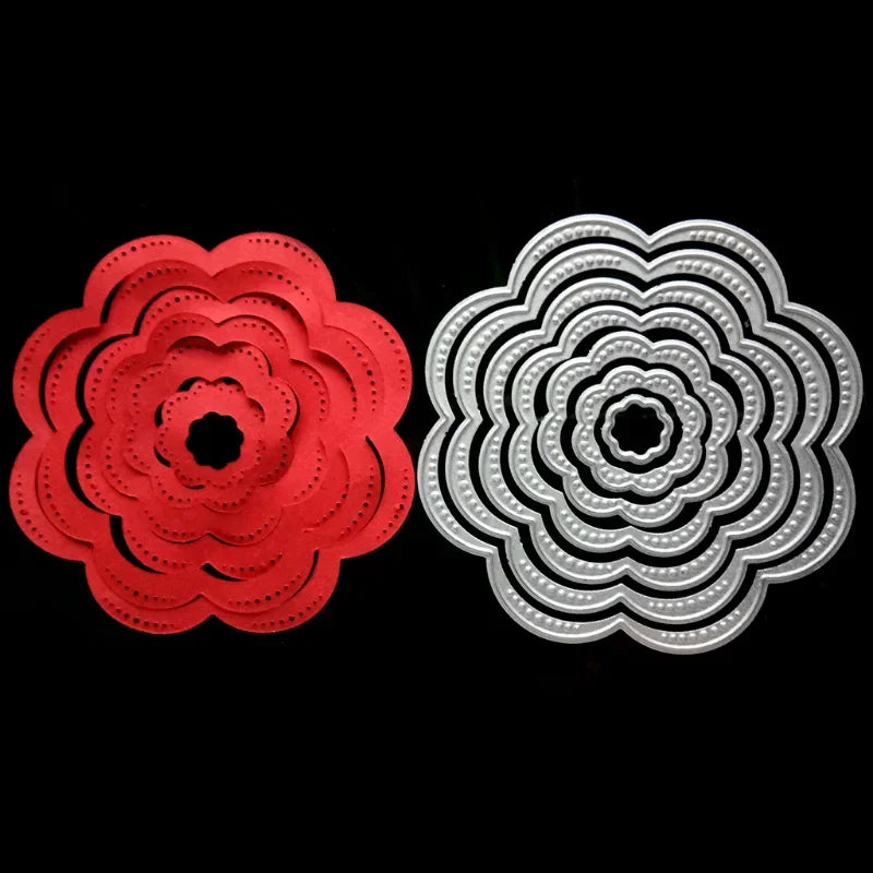 Flower Metal Cutting Dies Stencils for Scrapbooking & Cards Metal Cutting Dies Babs