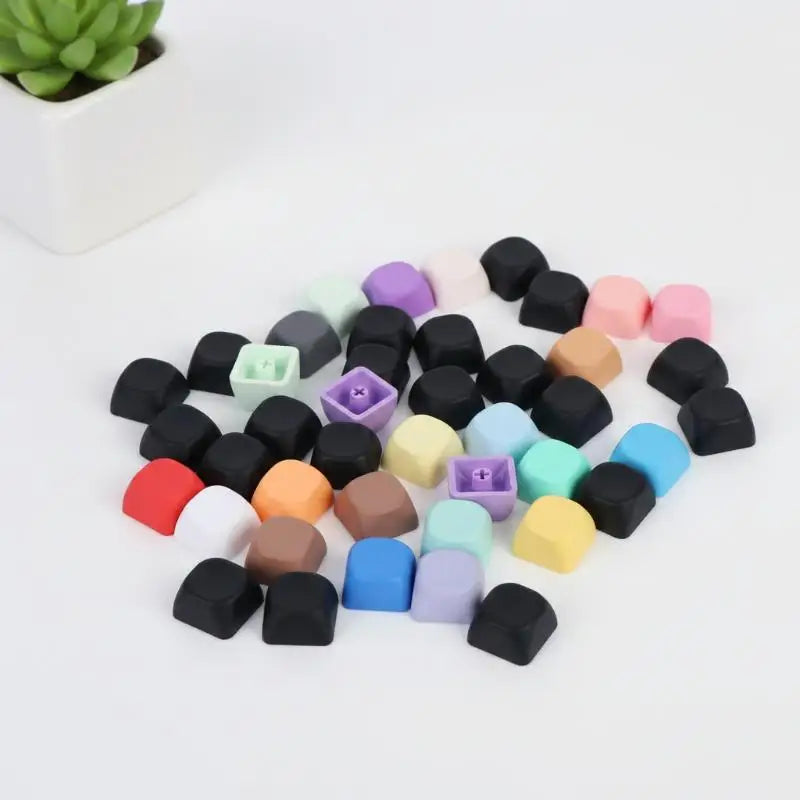 PBT MOA Profile Blank Keycaps 1U – 10/20pcs for Mechanical Keyboard Mechanical Keyboard Keycaps Babs