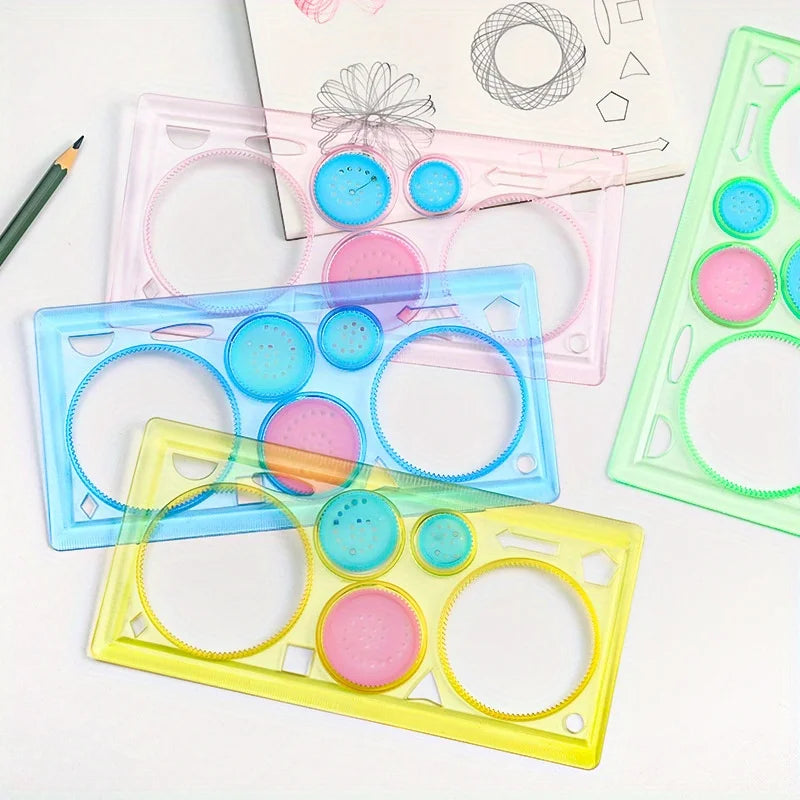 DIY Drawing Ruler Kit – Plastic Measuring Tool for Artists Drawing Ruler Kit Babs