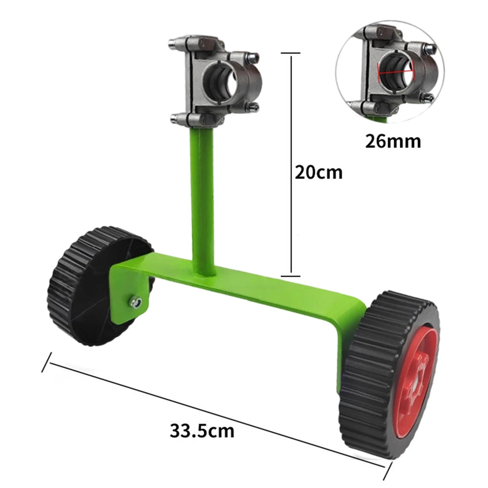 Adjustable Weed Trimmer Support Wheels | Garden Tool Accessory Trimmer Support Wheels Babs