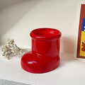 Christmas Red Boot Desk Organizer & Makeup Brush Holder Desktop Organizer Babs A1