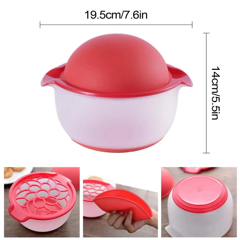 Silicone Pomegranate Peeler Bowl – Easy Aril Separator Fruit Peeler Tool Babs