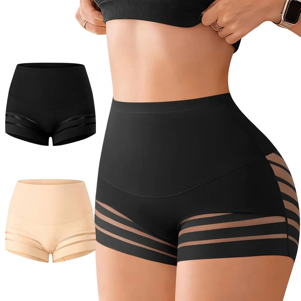Women's High Waist Tummy Control Boyshort Shapewear Panties Shapewear Boyshorts Babs