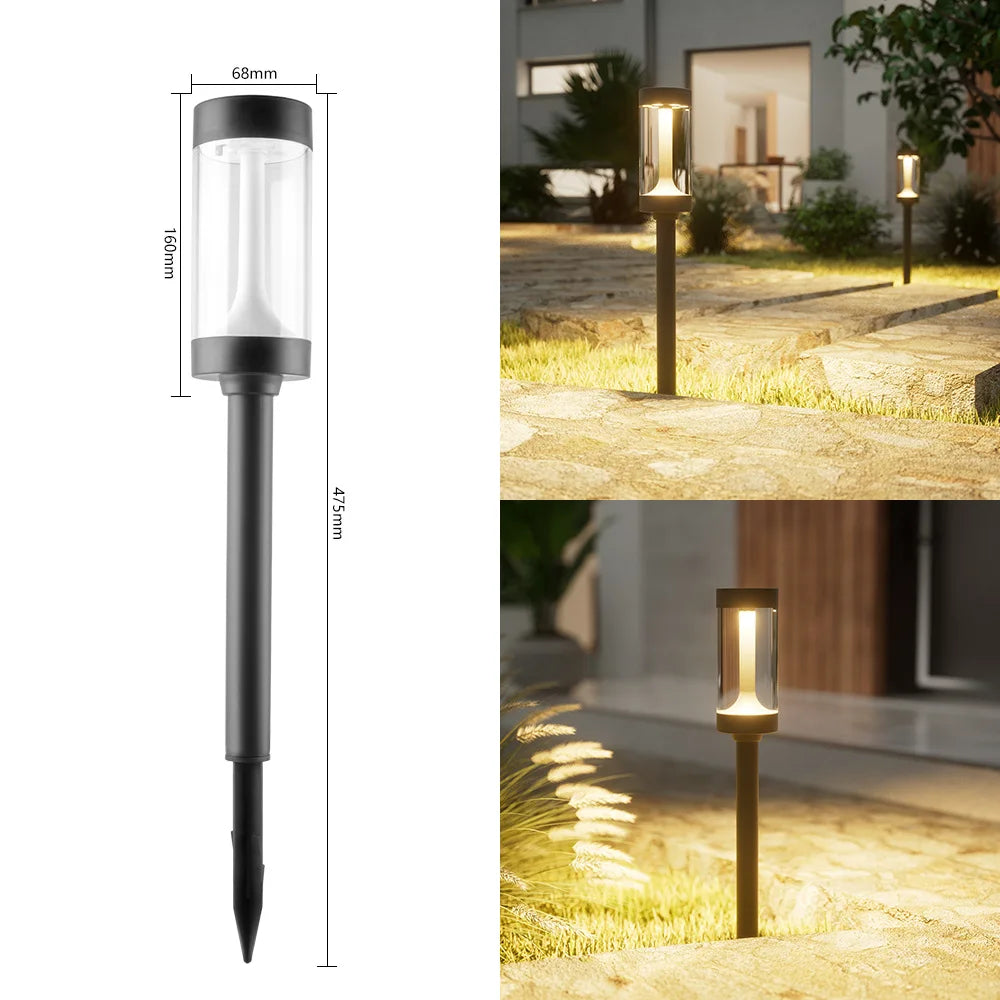 Solar Garden Stake Light – Rainproof Outdoor Path Lamp Solar Garden Light Babs