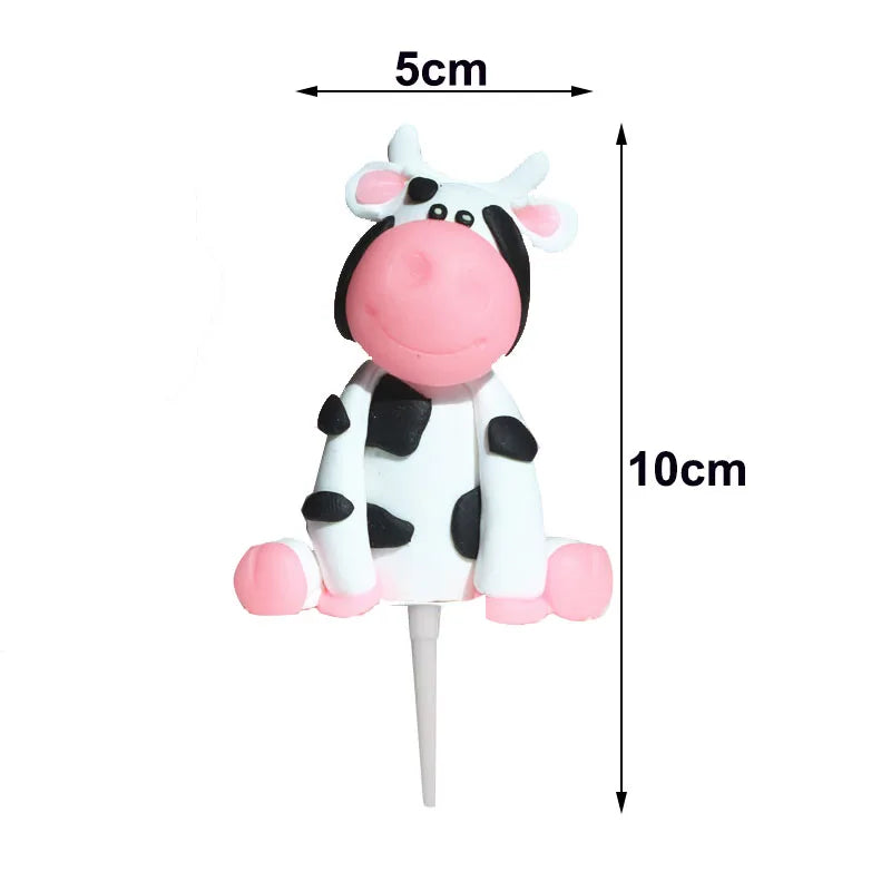 Farm Animal Cake Toppers – Lambs, Ponies, Piglets & More Cake Topper Set Babs MULTI