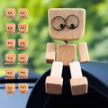 Shake Wooden Man Figurine – Desktop, Car & Bookshelf Decor Gift Wooden Decorative Figurine Babs Default Title