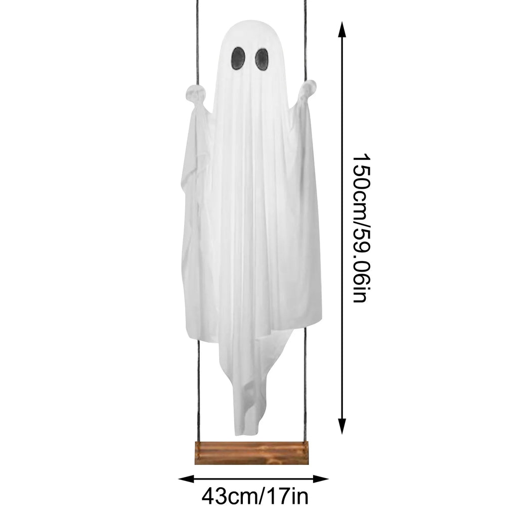 5ft Glowing Ghost Lantern Halloween Hanging Decoration with LED Halloween Hanging Decoration Babs