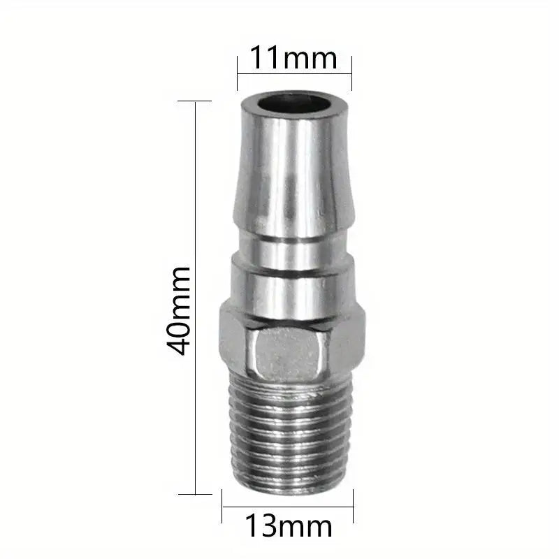3pcs NITTO Pneumatic Coupler 1/4" BSP Male Thread Air Hose Fitting Pneumatic Air Fitting Babs