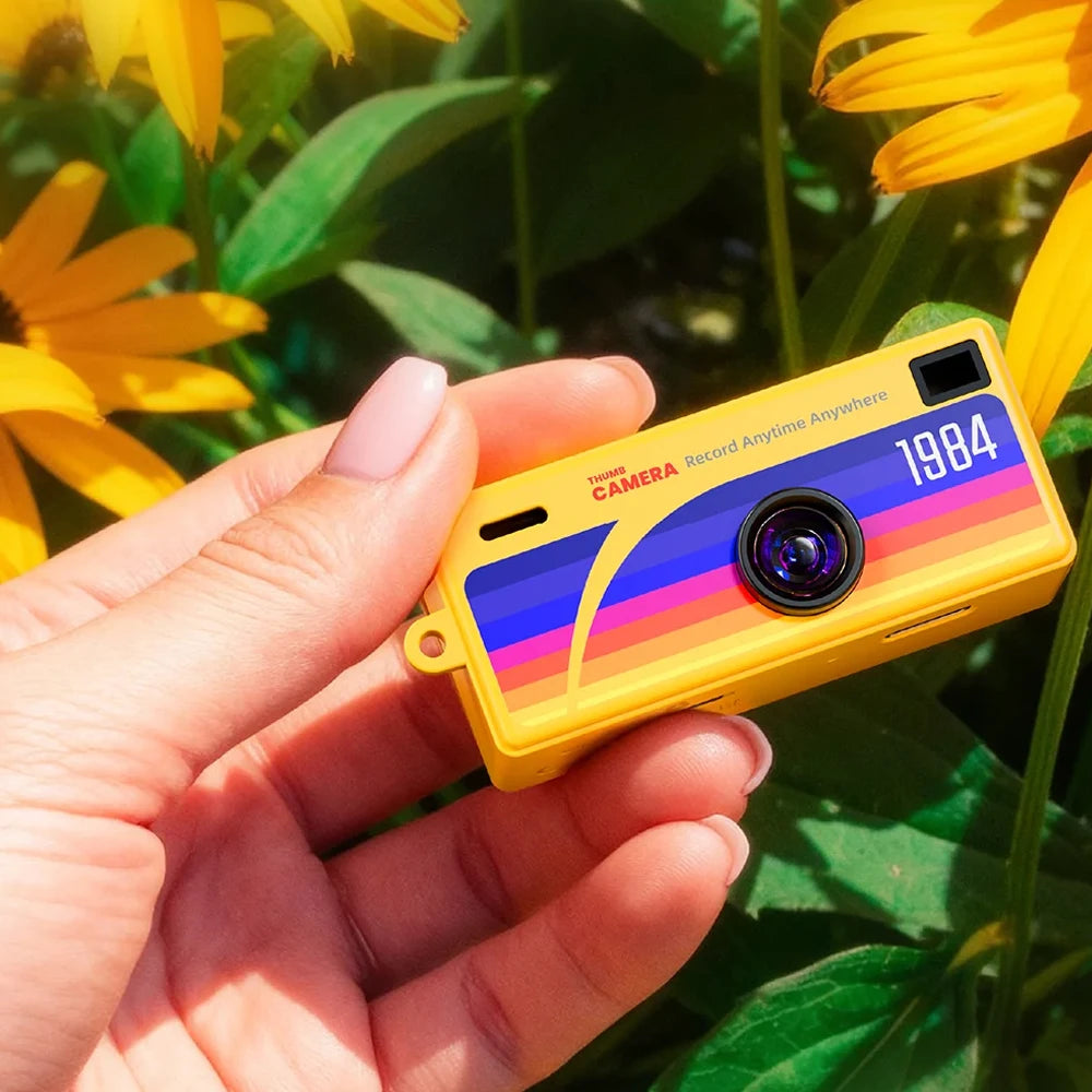 KEBIDUMEI 1080P HD Mini Digital Camera – Retro Keychain Cam Mini Digital Camera Babs