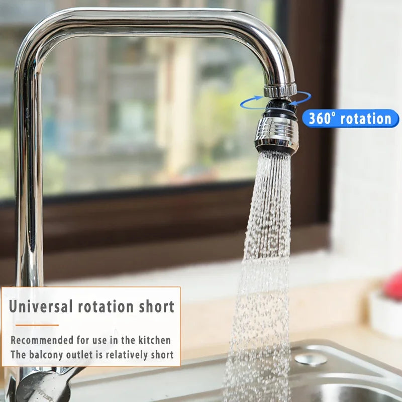 360° Rotatable Faucet Extender | 2 Mode High-Pressure Water Saver Faucet Extender Babs