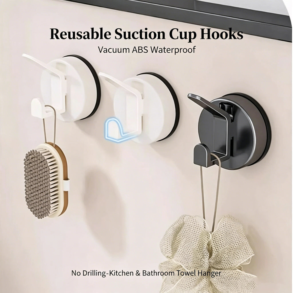 Suction Cup Hooks – Waterproof Towel & Robe Hanger | No Drill Suction Cup Hooks Babs
