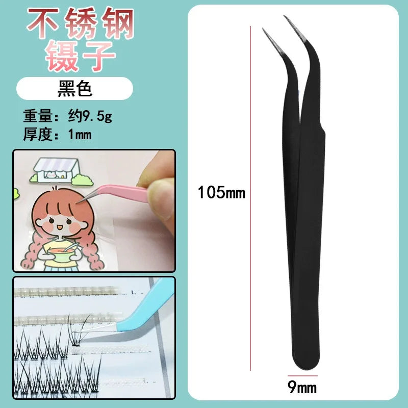 Precision Stainless Steel Tweezers – Nail Art & DIY Crafts Precision Craft Tweezers Babs