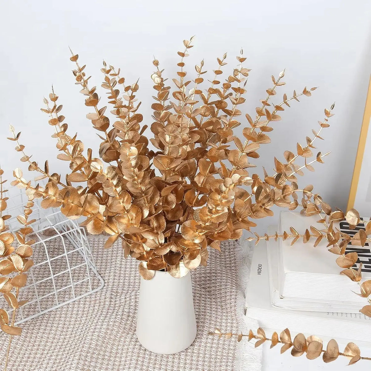 Artificial Eucalyptus Stems – Wedding, Wreath & Home Decor Artificial Leaf Stems Babs