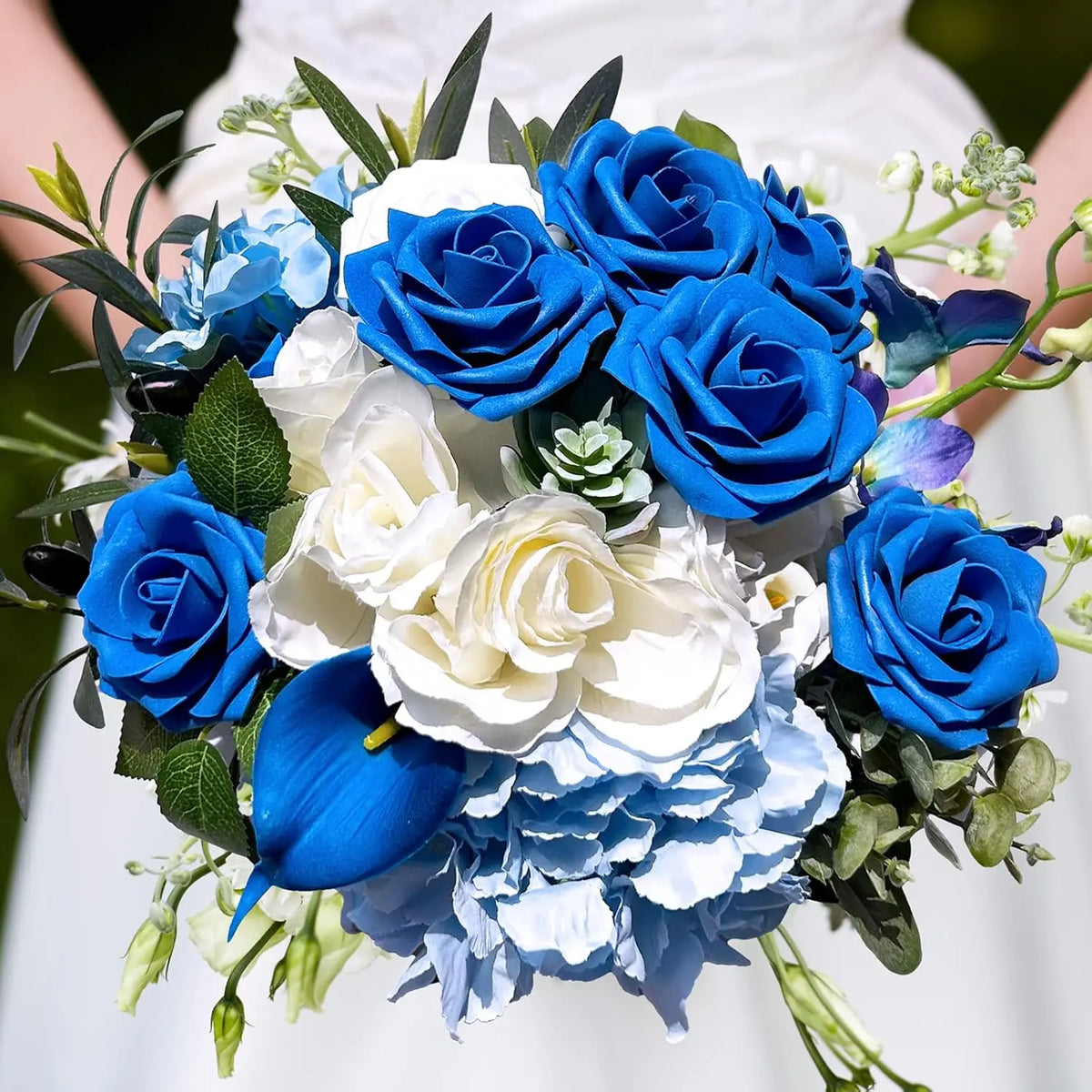 50Pcs Artificial Rose Flower Heads with Stems – Wedding & Home Decor Artificial Flower Stems Babs