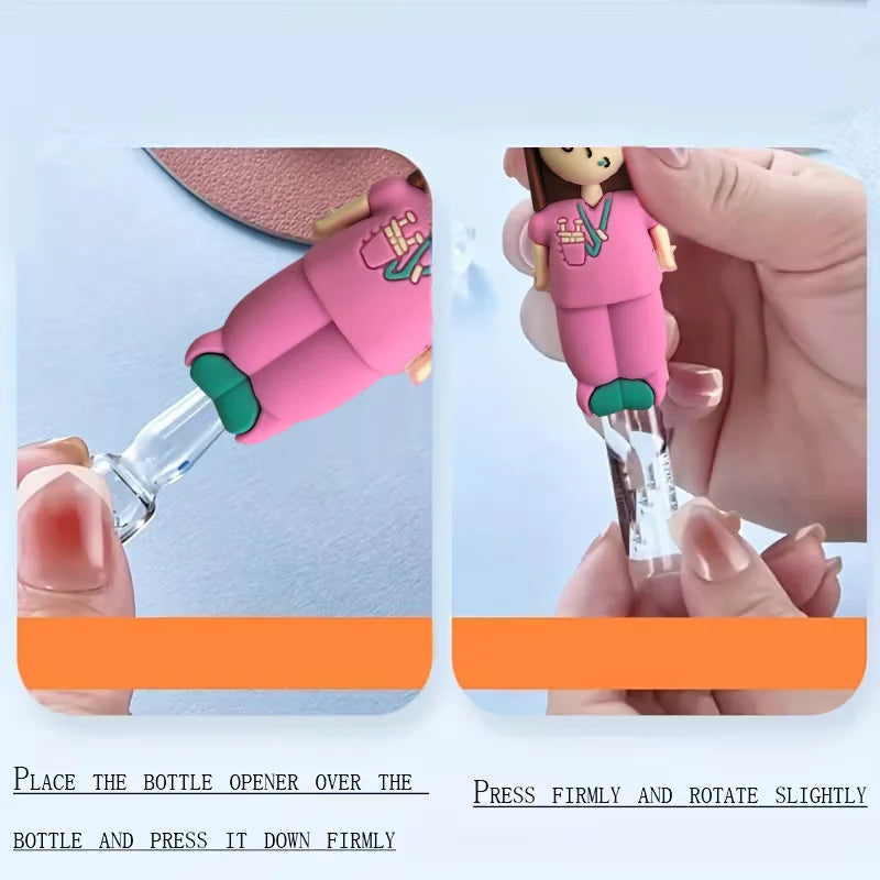 Syringe Keychain Ampoule Opener – Safe Glass Vial Cutter Ampoule Opener Keychain Babs