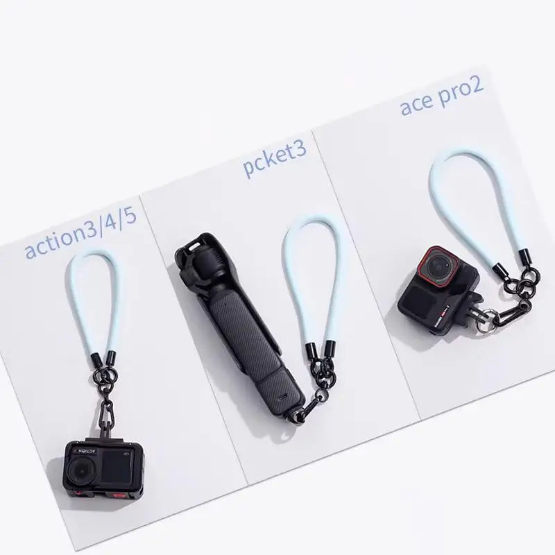 Wrist Strap Lanyard with 1/4 Screw for OSMO Pocket 3 & Action Camera Wrist Strap Babs