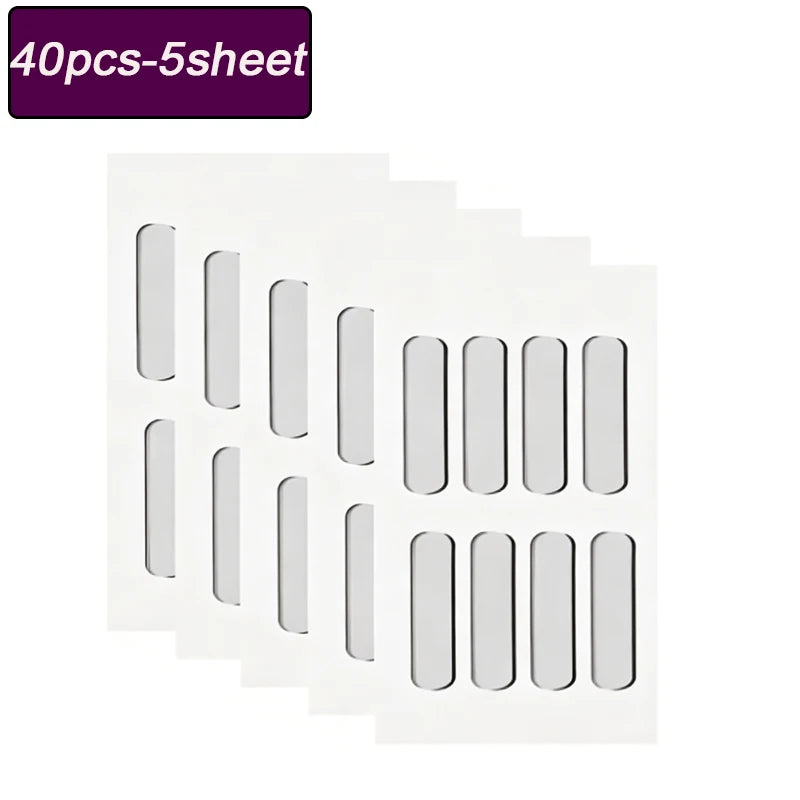 Self-Adhesive Clear Silicone Bumper Pads – Door & Cabinet Protectors Silicone Bumper Pads Babs 40pcs-5sheet