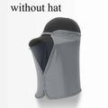 UPF 50+ Outdoor Face & Neck Sun Cover – Quick-Dry Cycling Veil Outdoor Sun Veil Babs DARK GRAY