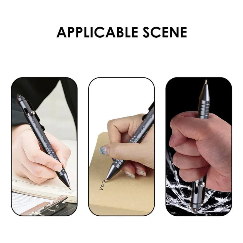 Tactical Pen Glass Breaker – Aluminum EDC Emergency Tool Tactical EDC Pen Babs