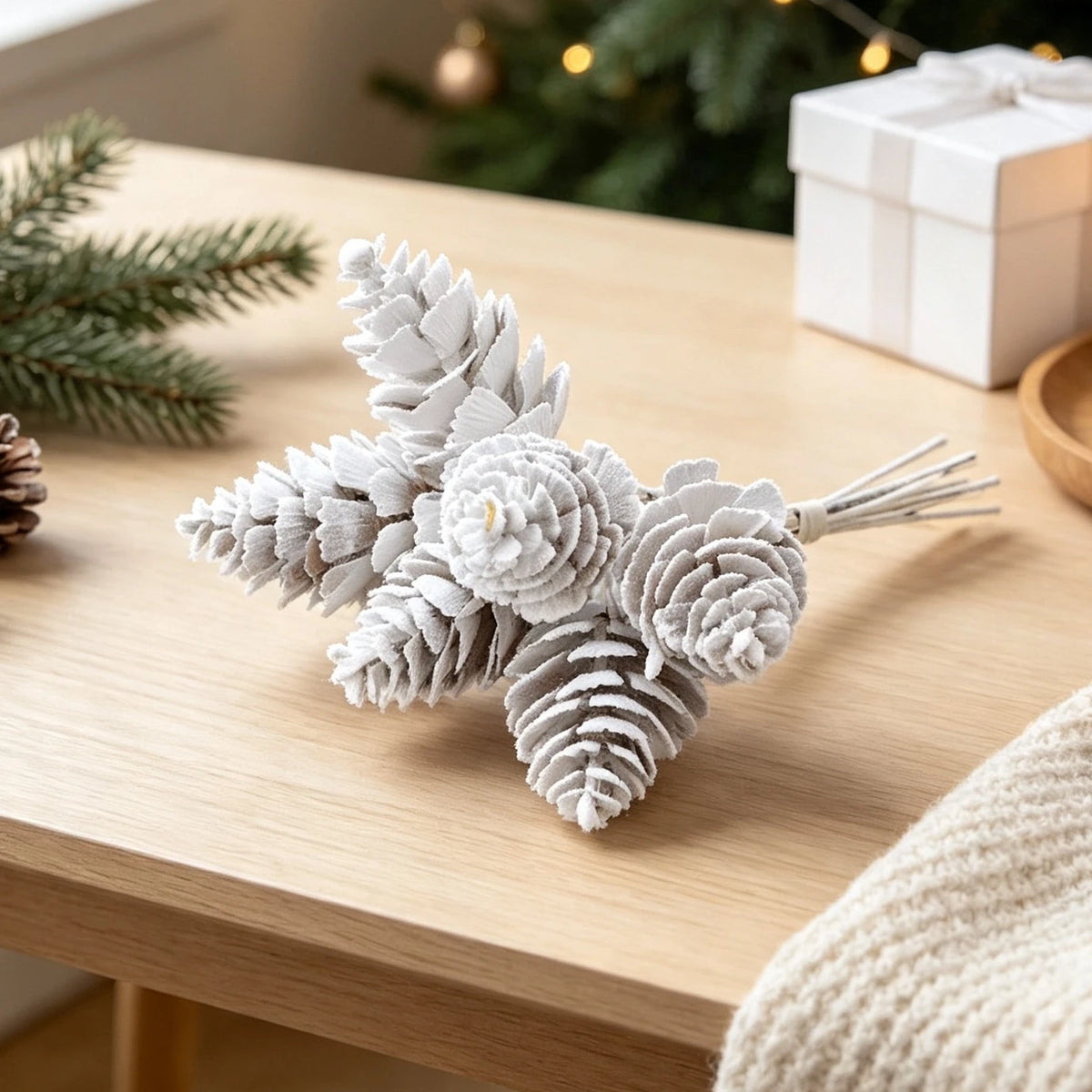Artificial Mini Christmas Tree Sprigs – DIY Holiday Décor Artificial Holiday Sprigs Babs
