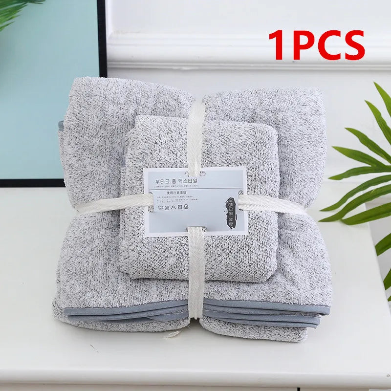 Bamboo Charcoal Coral Velvet Bath Towel – Soft & Quick-Dry Bath Towel Babs 1pcs70x140cm
