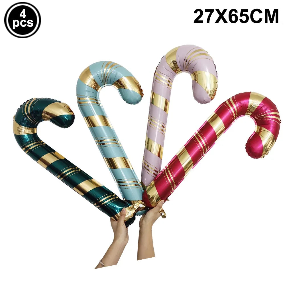 Christmas Foil Balloons – Santa, Snowman & Tree Party Decor Holiday Foil Balloons Babs Dark Khaki As pictures show