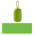 Cooling Towel & Silicone Bag – Fast Drying Sports Beach Towel Cooling Sports Towel Babs green 30-80cm