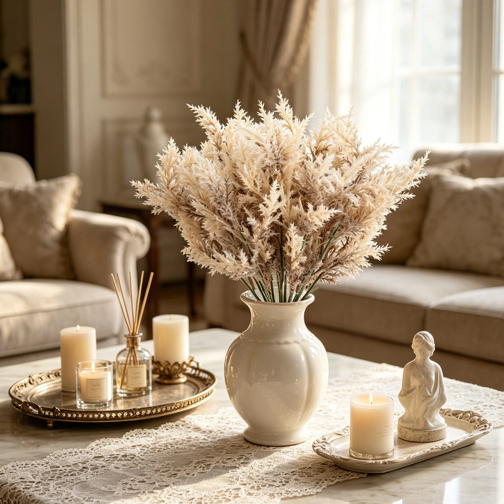 Artificial Silk Pine Cypress Leaves – DIY Wedding & Home Décor Artificial Greenery Sprigs Babs