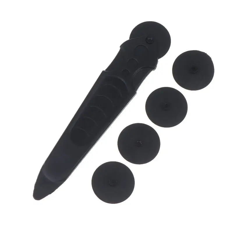 Plastic Seam Roller Set with 4 Replacement Wheels – 5-Piece Kit Seam Roller Set Babs