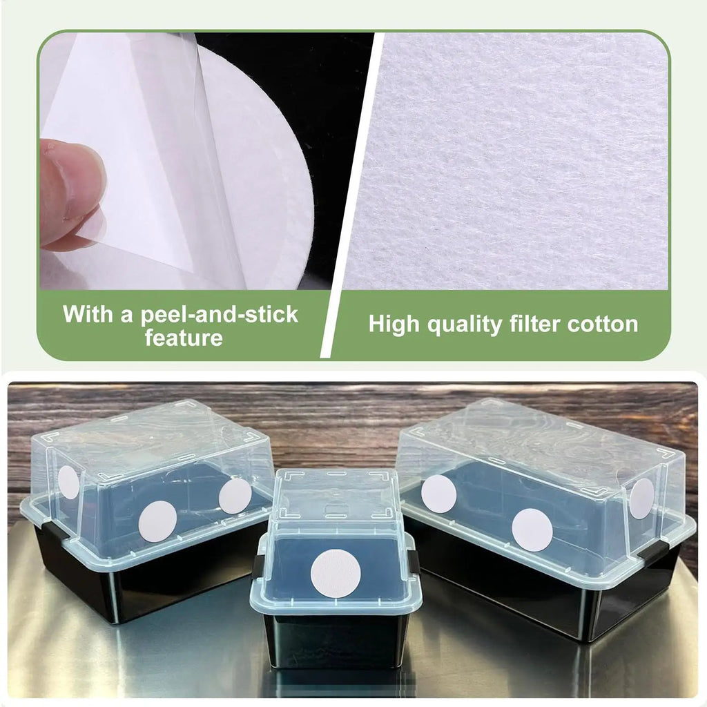 Monotub Adhesive Filter Discs 2MM – 24pc Mushroom Grow Pads Mushroom Grow Filter Babs