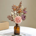 Silk Peony Artificial Flower Bouquet – Wedding & Home Décor Artificial Flower Bouquet Babs color 1 with vase 1 pc