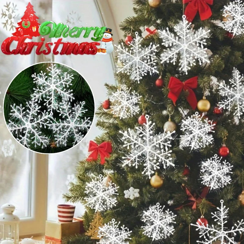 Plastic Snowflake Ornaments – Christmas Tree & Winter Decor Christmas Ornaments Babs