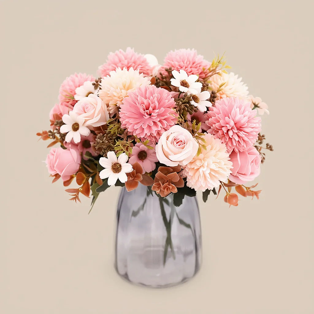 Fall Silk Rose Artificial Flowers – Wedding & Home Decor Artificial Silk Flowers Babs