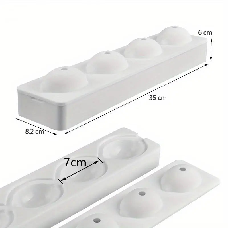 4-Cavity 3D Lemon Silicone Mold for Cakes & Brownies Silicone Baking Mold Babs