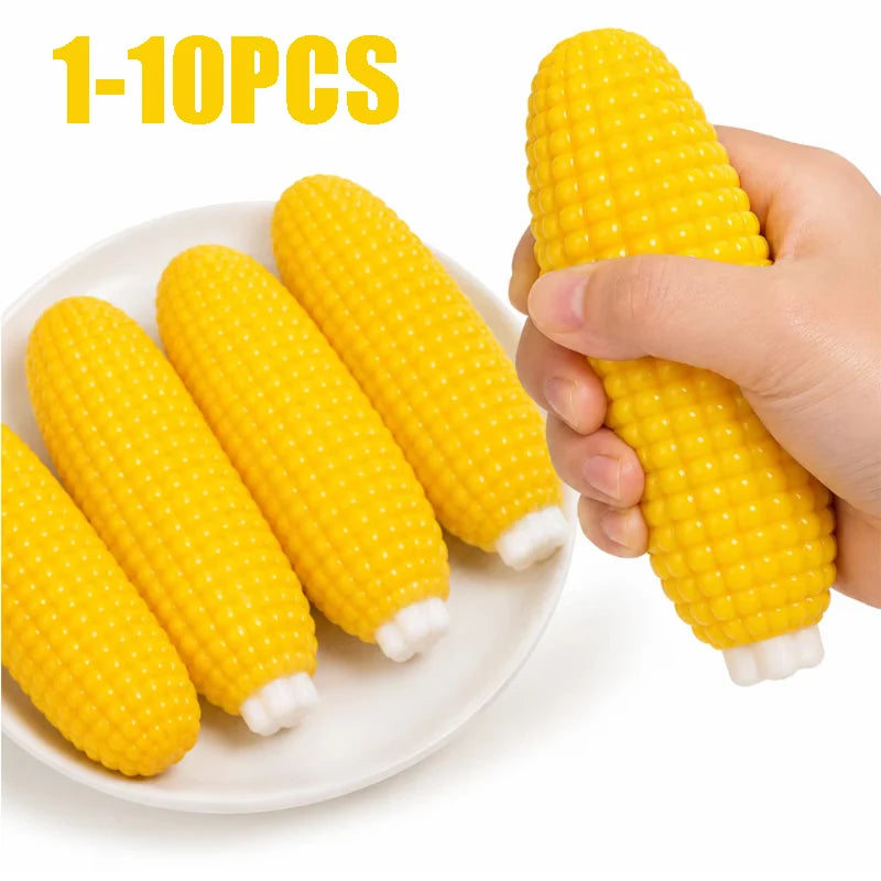 Realistic Corn TPR Squeeze Sensory Fidget Toy – Stretch & Squish Sensory Fidget Toy Babs