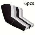 Ice Silk UPF 50+ UV Arm Sleeves – Cooling & Breathable 2/6 Pack UV Protection Arm Sleeves Babs 6PCS