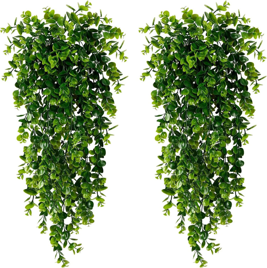 Artificial Fern Vine Wreath 76cm – Indoor & Outdoor Wall Decor Artificial Plant Wreath Babs green