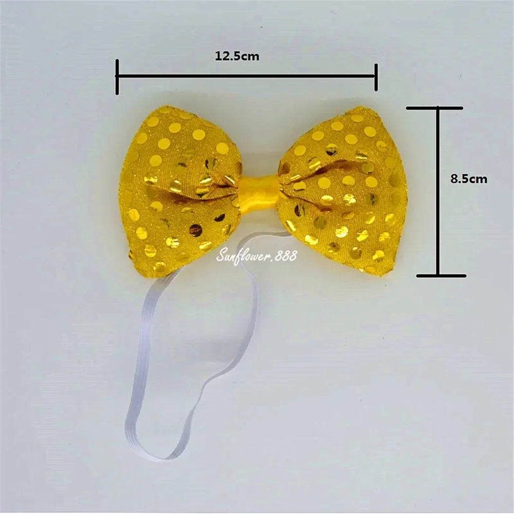 LED Light Up Sequin Jazz Hat & Tie Set | Party Costume LED Party Costume Set Babs