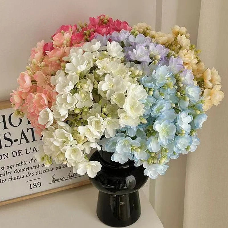 Artificial Silk Jasmine Bouquet 4 Pcs – Wedding & Home Décor Artificial Flower Bouquet Babs