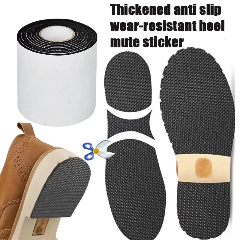Non-Slip Rubber Heel Sole Protector Pads – Noise Reduction Shoe Sole Protector Babs