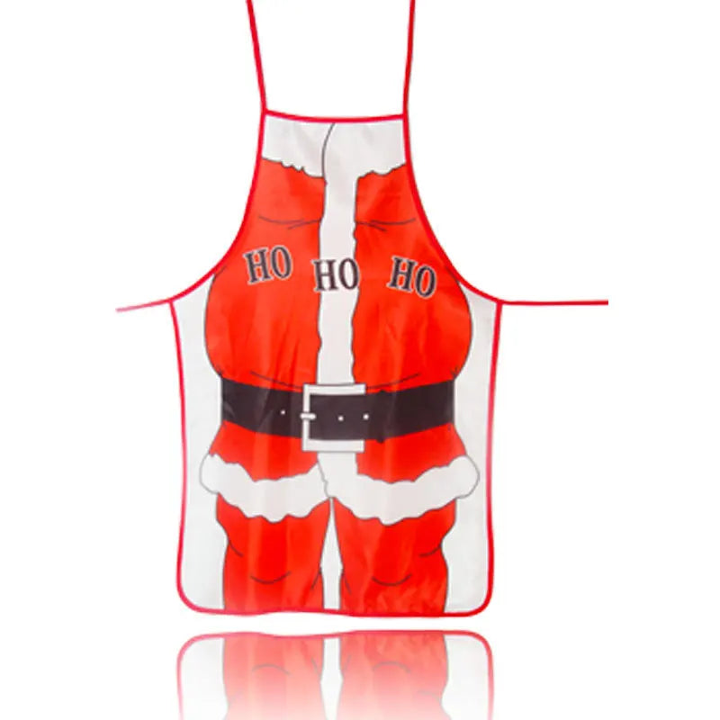 Funny Santa Claus Christmas Apron – Adjustable for Adults & Kids Holiday Kitchen Apron Babs 4