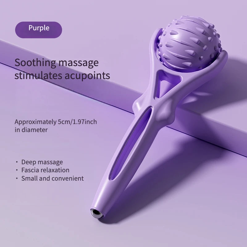 Handheld Fascia Massage Ball – Neck, Shoulder & Back Relief Fascia Massage Ball Babs PURPLE