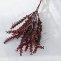 Artificial Wheat Ear Stems – Wedding & DIY Home Décor Artificial Floral Stems Babs Autumn Red 3 pcs
