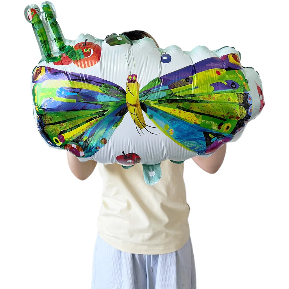 Cartoon Caterpillar Foil Balloon Set – 32" Number Balloons 1–9 Party Foil Balloons Babs