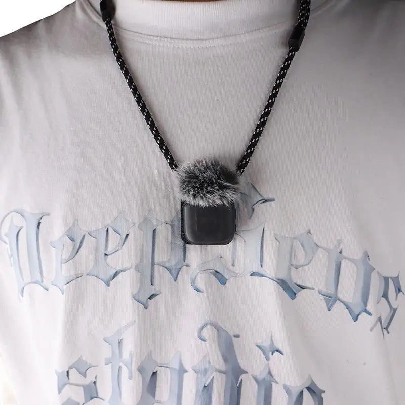Magnetic Mic Necklace Holder for Vlog, Podcast & Live Stream Microphone Necklace Holder Babs