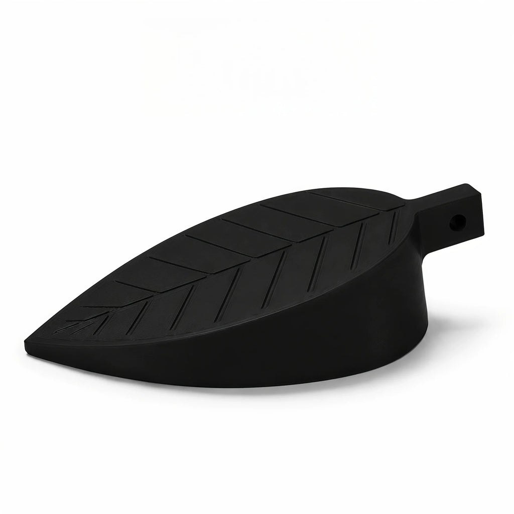 3D-Printed Leaf Door Stop – Silent, Non-Slip, Decorative Decorative Door Stop Babs Black